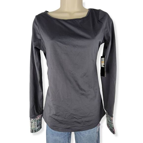 Jessica Simpson The Warm up Open Back Compression Top Small Junior - Picture 1 of 3